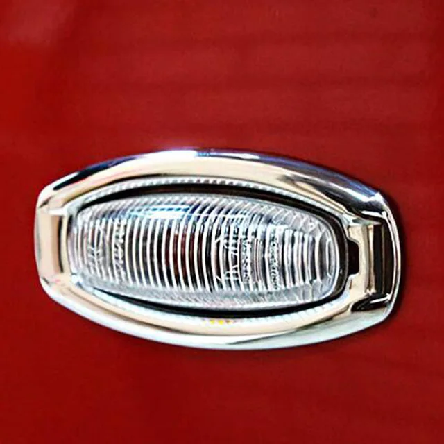 

For Toyota Vios/Yaris sedan 2014 Car Styling Accessories ABS Chrome car Body side Turn Light Lamp Cover Trim