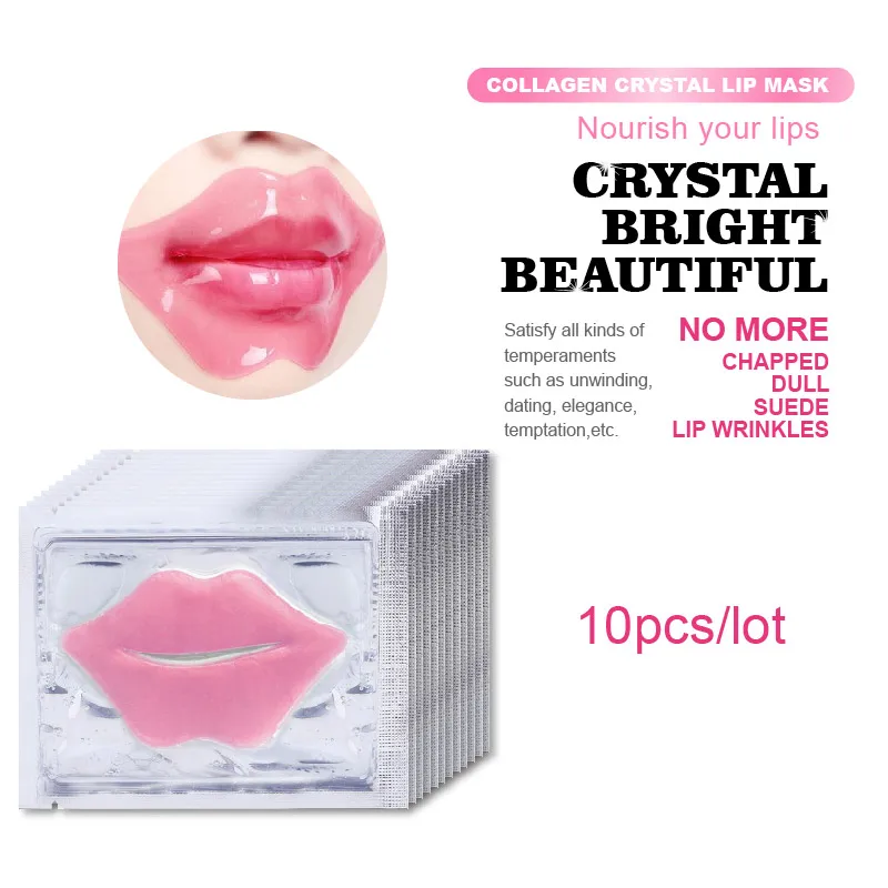 Beauty Lip Plumper Collagen Lip Mask Patches 10Pcs lip mask patches