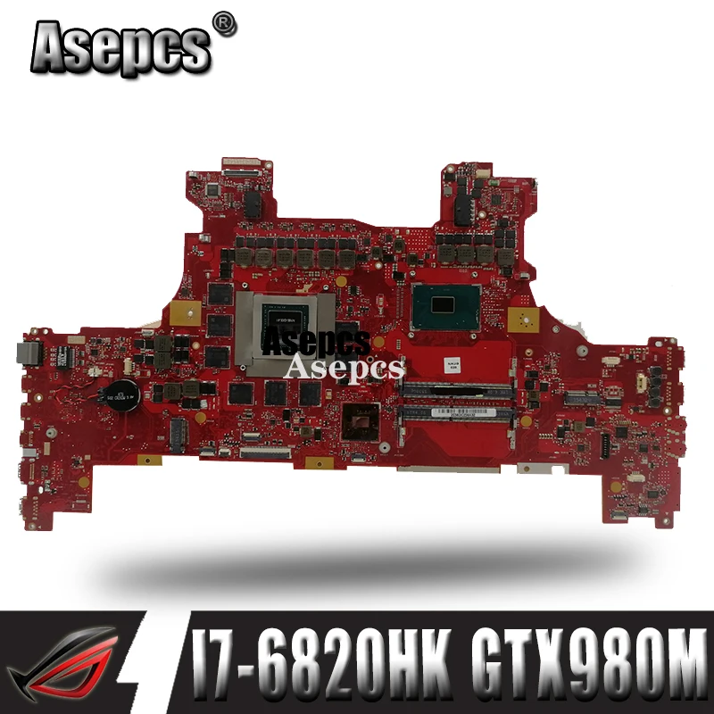 Asepcs GX700VO материнская плата с I7-6820HK GTX980M/8G для ASUS ROG GX700VO GX700V GX700 Материнская плата ноутбука тест ОК