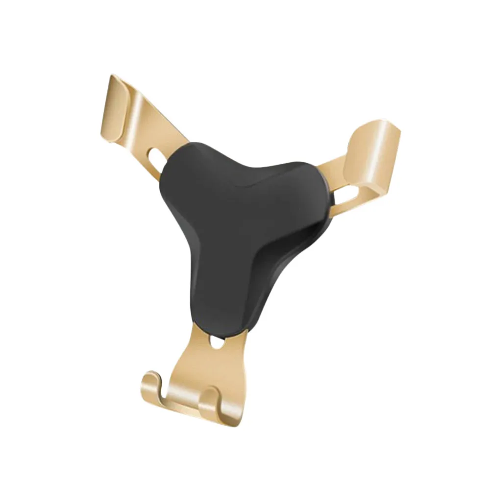 

Car air outlet triangle bracket aluminum alloy car vent gravity design mounting bracket mobile phone tablet 19Mar8