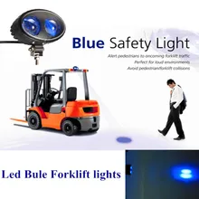 Forklift Safety Light 12V 10W LED off road blue Warning Safety Forklift Lights Led Spot Light For truck used car atv UTV 4×4