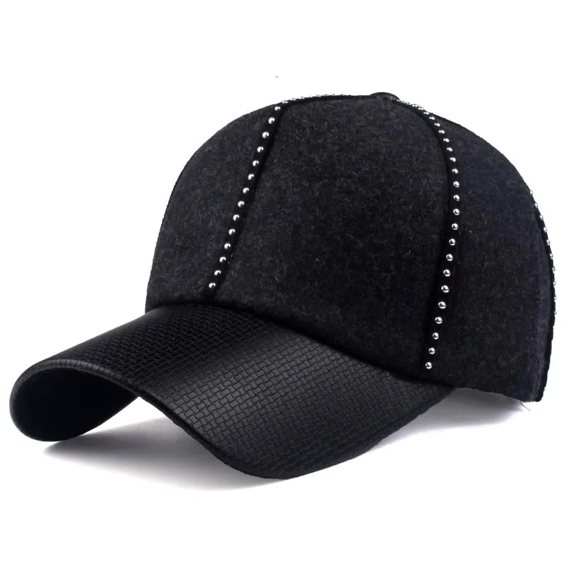 [YARBUU] Новые брендовые бейсболки, нейлоновая однотонная Повседневная теплая зимняя шапка для мужчин и женщин, Высококачественная модная бейсбольная кепка - Цвет: dark grey