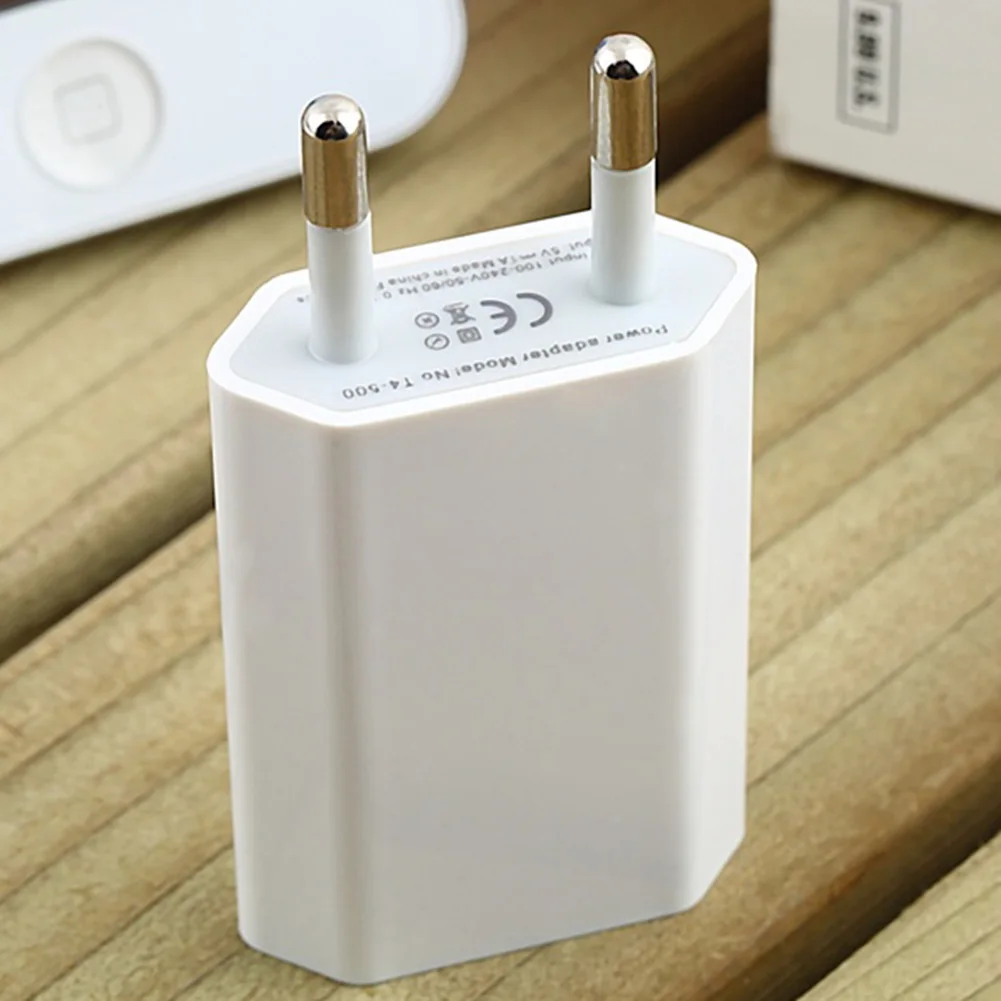 

2019 new High Quality European EU Plug USB AC Travel Wall Charging Charger Power Adapter For Apple iPhone 6 6S 5 5S 4 4S 3GS