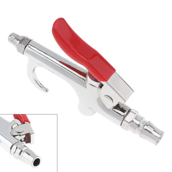 

Mini Pneumatic Blowing Cleaning Dust Spray Gun with Press Type Switch and Nozzle Built-in Hook for Home Decoration Car Wash