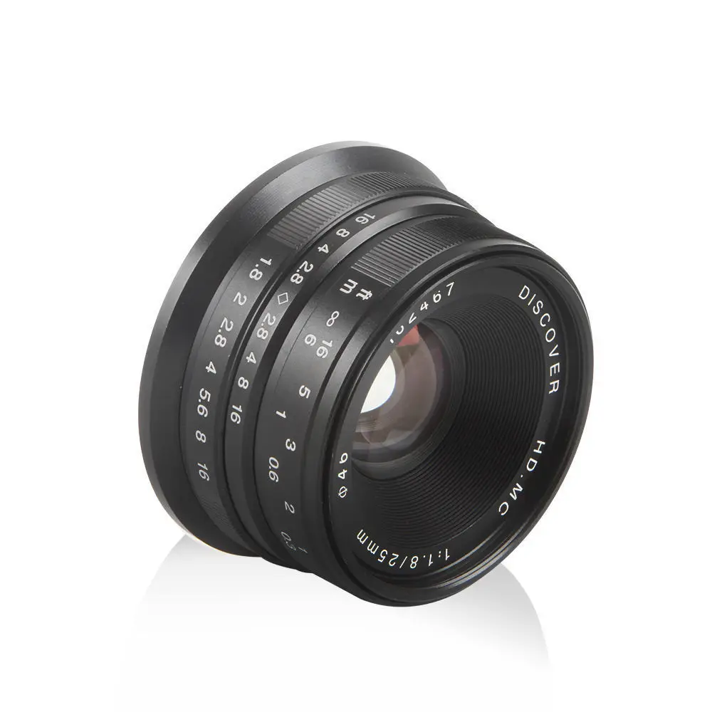 Ручная Фокусирующая линза 25 мм F/1 8 HD MC для камеры Olympus Panasonic M4/3 GX7 GX8 GH5 GH4 GH3 объектив