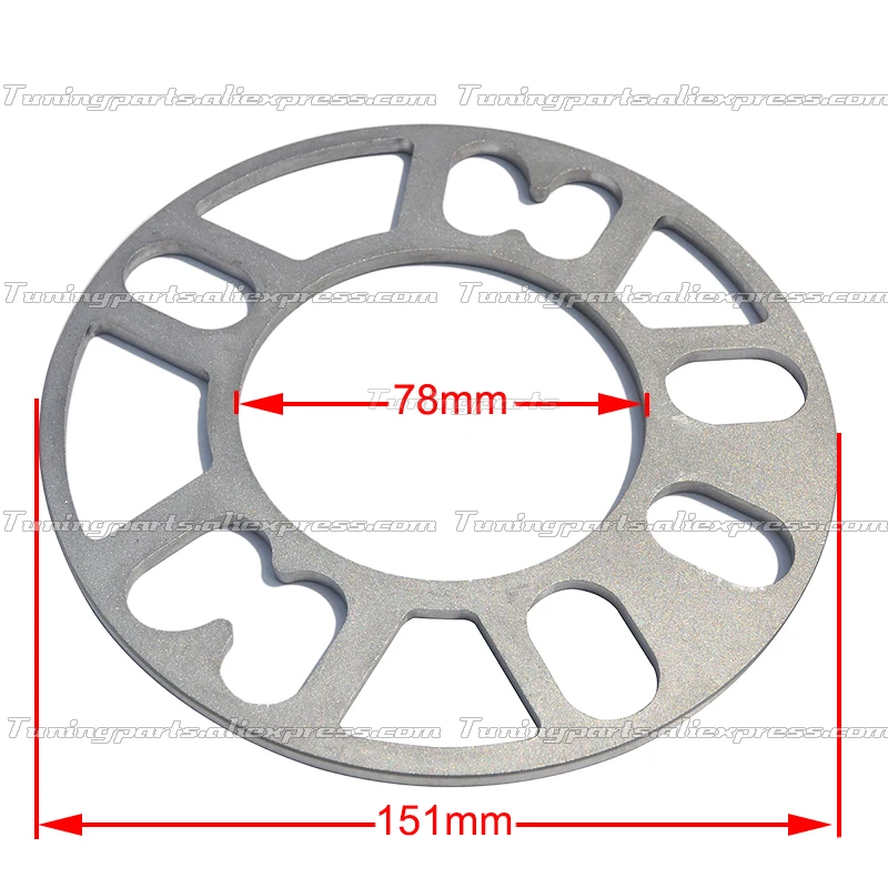 4 шт./лот) 4x100 4x108 4x114,3 5x100 5x105 5x108 5x112 5x114,3 5x120 Универсальный спортивный автомобиль шины фланец колесные прокладки