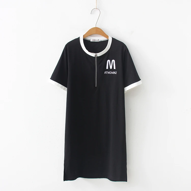 

2019 New spring Summer Women oversize big size plus size Loose Casual T-shirt Girl Casual female black T shirt