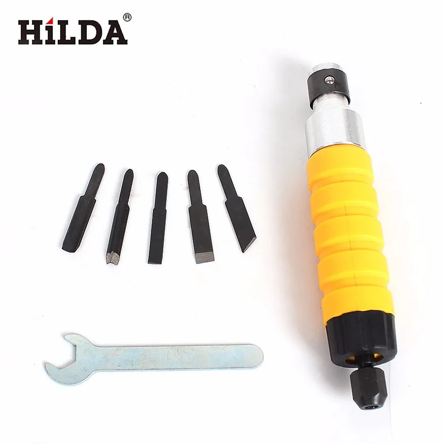 

HILDA 7pcs Electric chisel Carving Tool Wood carving machine Woodworking chisel electric tools for woodworking