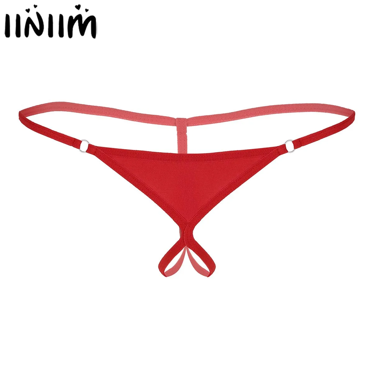 

Mens Lingerie Panties Low Rise Open Butt Crotchless Gay Thongs T-Back Jockstrap Bikini Briefs String Homme Sissy Man Underwear