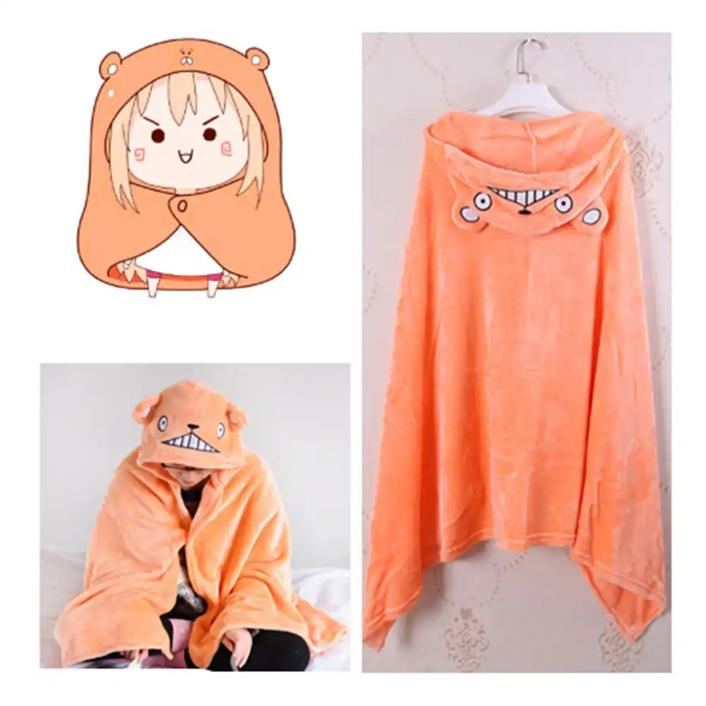 Free Shipping Himouto Umaru Chan Cloak Anime Umaru Chan Doma Umaru Cosplay Costume Flannels Cloaks Blanket Soft Cap Hoodie Aliexpress