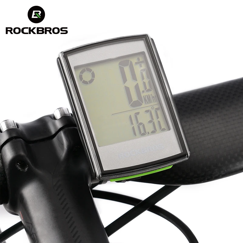 ROCKBROS Bicycle Computer Wireless Stopwatch Waterproof Backlight LCD Display Cycling Bike Computer Speedometer Odometer Cycle цена ROCKBROS Bicycle Computer Wireless Stopwatch Waterproof Backlight LCD Display Cycling Bike Computer Speedometer Odometer Cycle цены онлайн