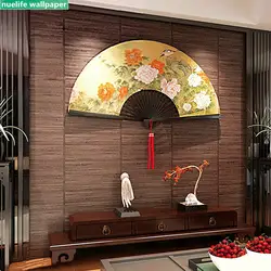Китайский стиль светло-кофейный цвет темно-коричневый Имитация дерева зерна потолок Кабинет гостиная магазин спальня обои для детской