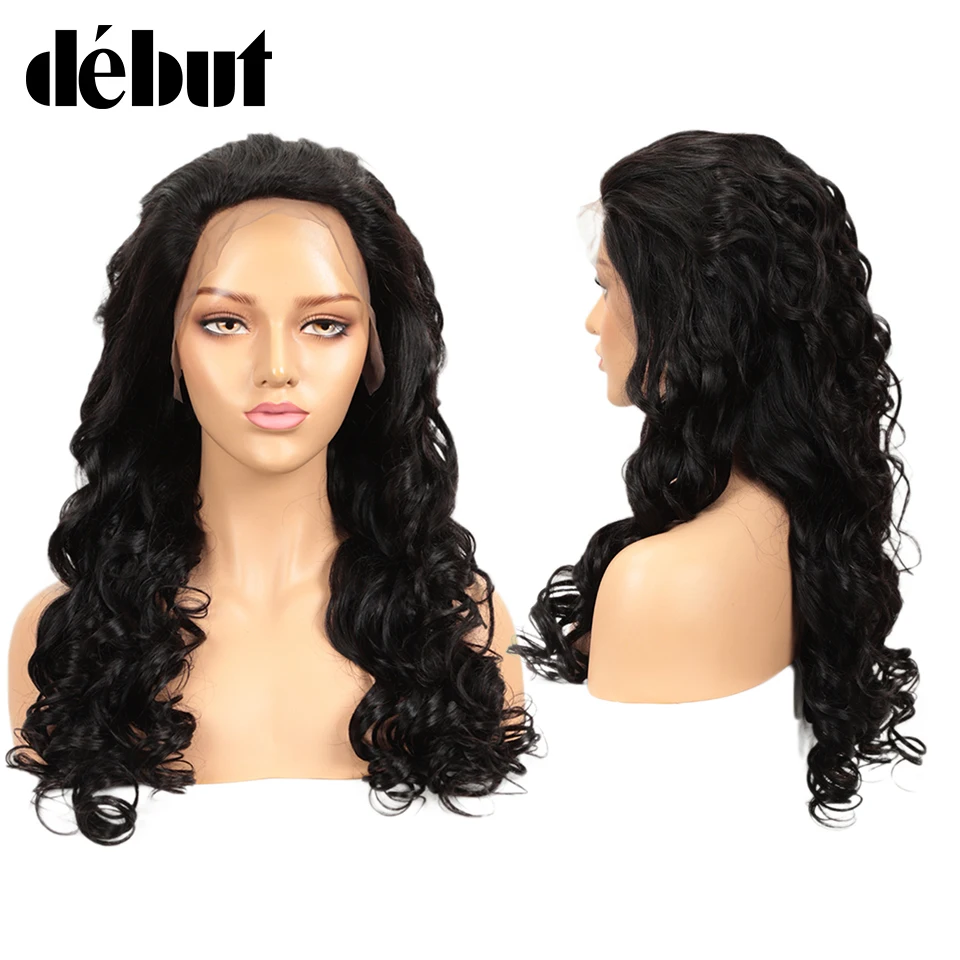 

Debut Remy Loose Wave Lace Front Human Hair Wigs For Women 8-28 Inches Free Customized Brazilian Human Hair Lace Frontal Wigs