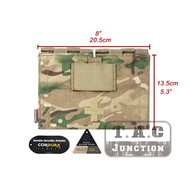 

Emerson LBX Tactical LBT-9022B-T Modular MOLLE Belt Medic Kit Pouch EmersonGear LBT 9022B T Emergency Blow Out Bag Multicam