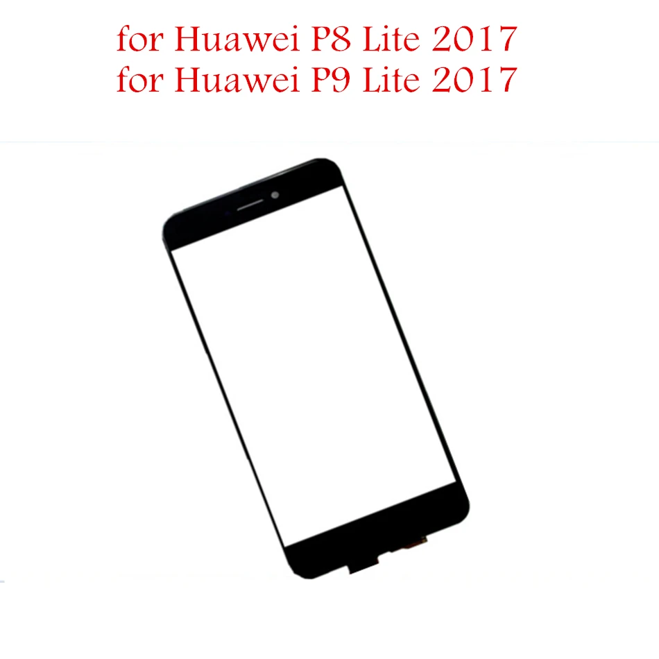 Для Huawei P9 Lite /P8 Lite Сенсорный экран передняя Стекло Панель передних боковых Стекло сенсорный Сенсор запасных Запчасти