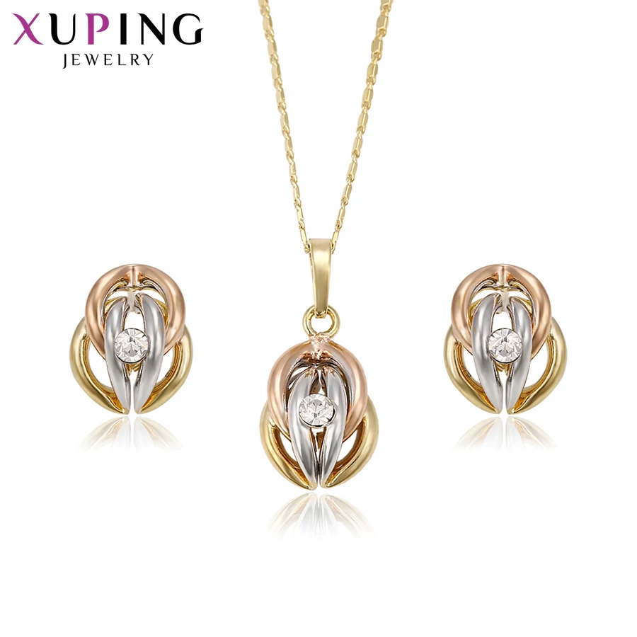 

Xuping Fashion Elegant Set for Girls or Women Charm Popular Style Jewelry Sets Christmas Gifts S67-4-61715