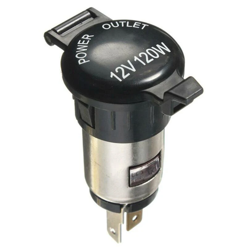 

Replacement Cigarette Lighter Socket Wiring Motorcycle Boat Cable Charger Power 12V-24V 64x31mm Kit Car