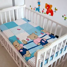 Промо-акция! Детские простыни с рисунком из мультфильма, хлопок, супер мягкие простыни для кроватки, детская кроватка, простыня, 120*60/120*70 см