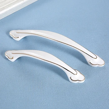 AOBITE Cabinet Handles Lvory White Kitchen Cupboard Door Pulls Drawer Knobs European Fashion Furniture Handle Hardware Wholesale