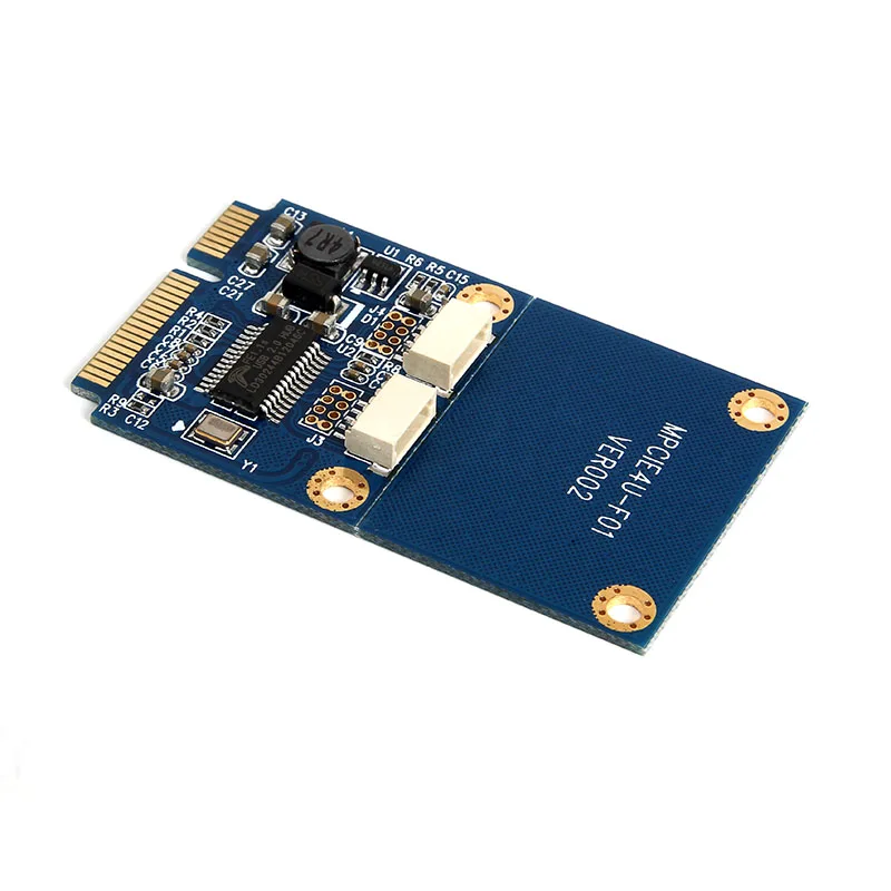 5cs/лот ноутбук мини Pci E к двойной 5 pin USB2.0 Драйвер адаптер расширения карты|Платы