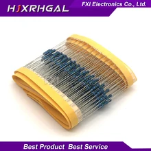 100PCS 130K ohm 1/4W 1% Metal film resistor 0.25W 1/4w resistance