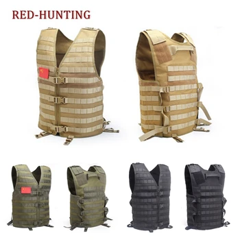 

New Molle Modular Vest with Hidden Mesh Hydration Pocket Outdoor Tactical Vest Modular Chest Set