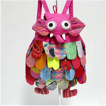 

Fashion Animal Appliques Children Backpacks!Hot kids Gift Appliques Preppy Style backpack Top All-match students Hasp backpack