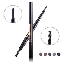 Профессиональные натуральные усилители для бровей, макияж, глаза Maquiagem, автоматическая двойная головка, водостойкая стойкая ручка для бровей, крем с кисточкой