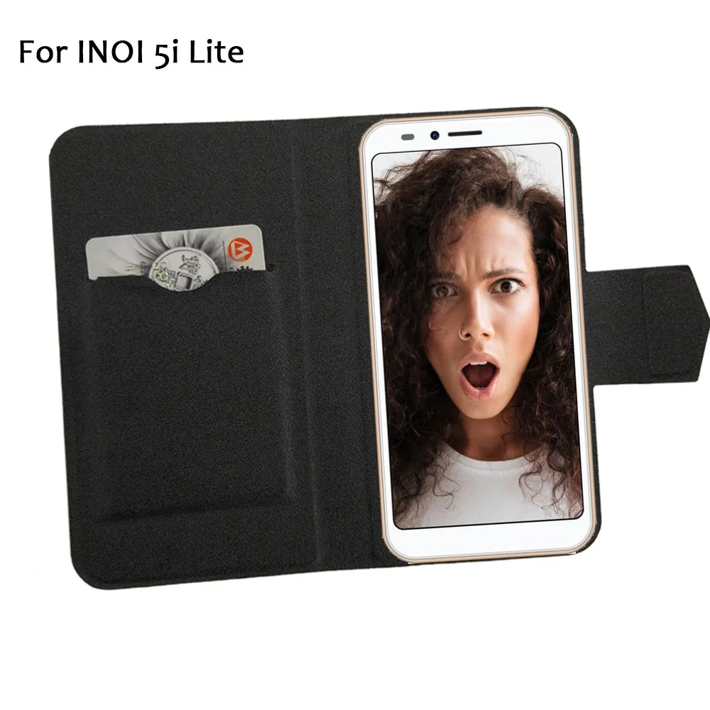 

5 Colors Hot! INOI 5i Lite Case Phone Leather Cover,Factory Price Protective Full Flip Stand Leather Phone Shell Cases