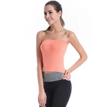 Женские Стрейч Бюстгальтер Обёрточная бумага Йога спортивные Обёрточная бумага ped груди телевизор Top бандо