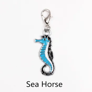 

20pcs/lot DIY Blue Floating Sea Horse Dangle For New Arrive Glass Lockets Nacklace (Free Shipping) CM429#