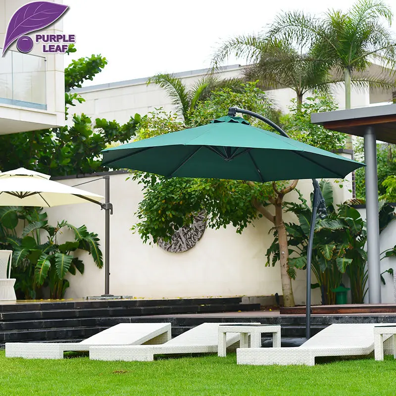 Purple Leaf Patio Umbrella Offset 9 85 Hanging Outdoor Market Beach Parasol Round Square Aluminium Uv Resistant Patio Umbrella Beach Parasoloffset Patio Umbrella Aliexpress