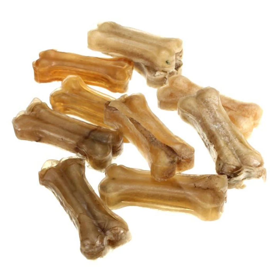 

New Arrived 10pcs/lot Snack Treat Dog Chews Bone Pet Puppy Tooth Cleaning Bone Doggie Dental Teething Aid Toys Gadget