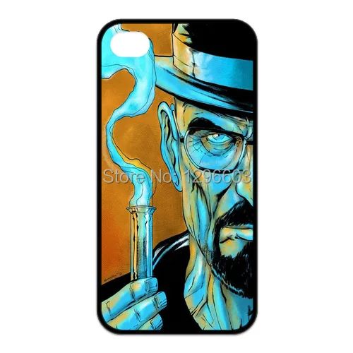 Breaking Bad Protective Hard Shell Gel Rubber Back Cell Cover Case Skin for iPhone 4 / 4S |