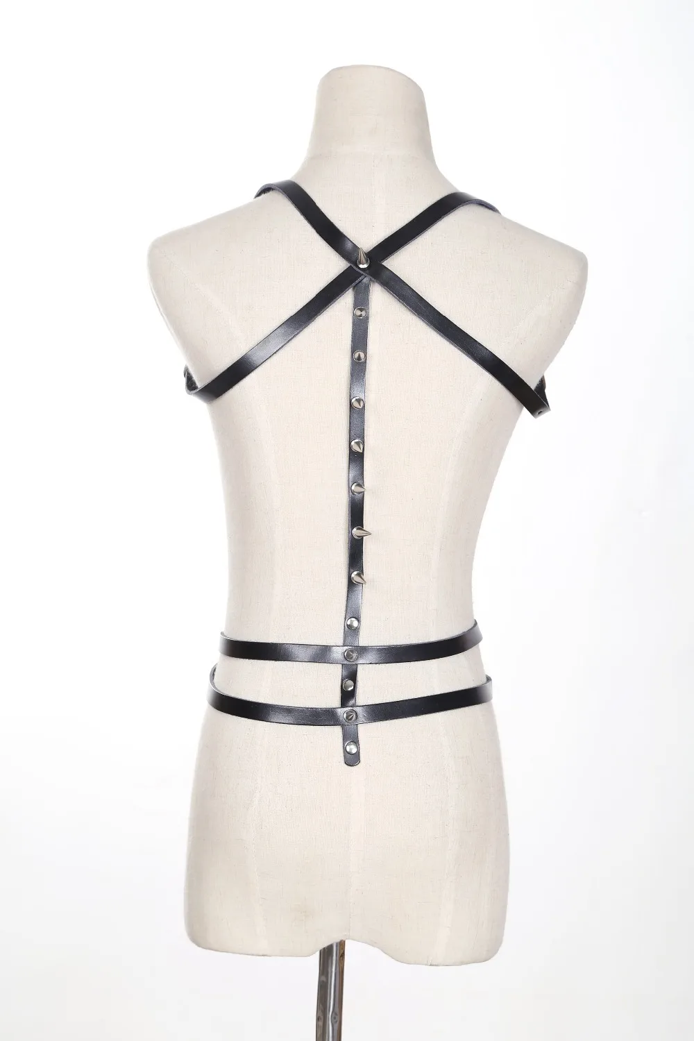 Harness. Ribey from neck to wait sexy garter leather harness great for ...