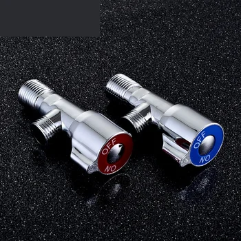

Full copper angle valve, lengthening and thickening triangulation valve hot water heater, the cold and hot general 4 points