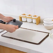 1 шт. прямоуглольный, алюминиевый фольга изоляционная накладка водостойкая кухонный стол столешница маслонепроницаемый коврик анти-горячий Подставка под горячее