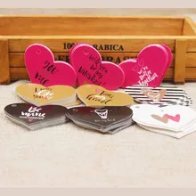 100tag+ 100 струнный картон дизайн печать ценник Полезная струна лучшее соответствие прекрасный картонный логотип карты 5,5x4 см/3x5 см