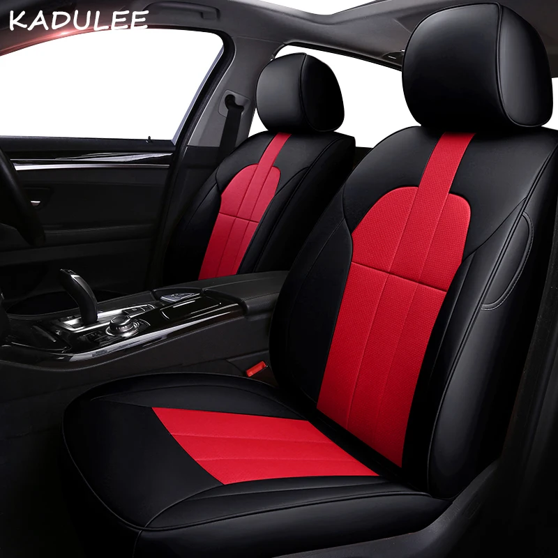

KADULEE leather car seat cover for Subaru OUTBACK impreza Wagon LEGACY FORESTER Tribeca Subaru XV Automobiles Seat Covers