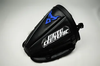 

Carbon fiber Leather Back Seat Bag Waterproof Moto Motorcycle Tank Tool Tail Bag
