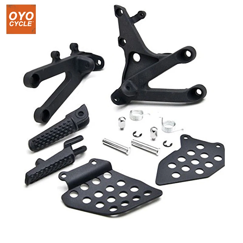 

Front Driver Rider Foot Pegs For Honda CBR 600 RR 2007 2008 2009 2010 2011 2012 2013 2014 Bracket Footrests CBR600RR Foot Rests