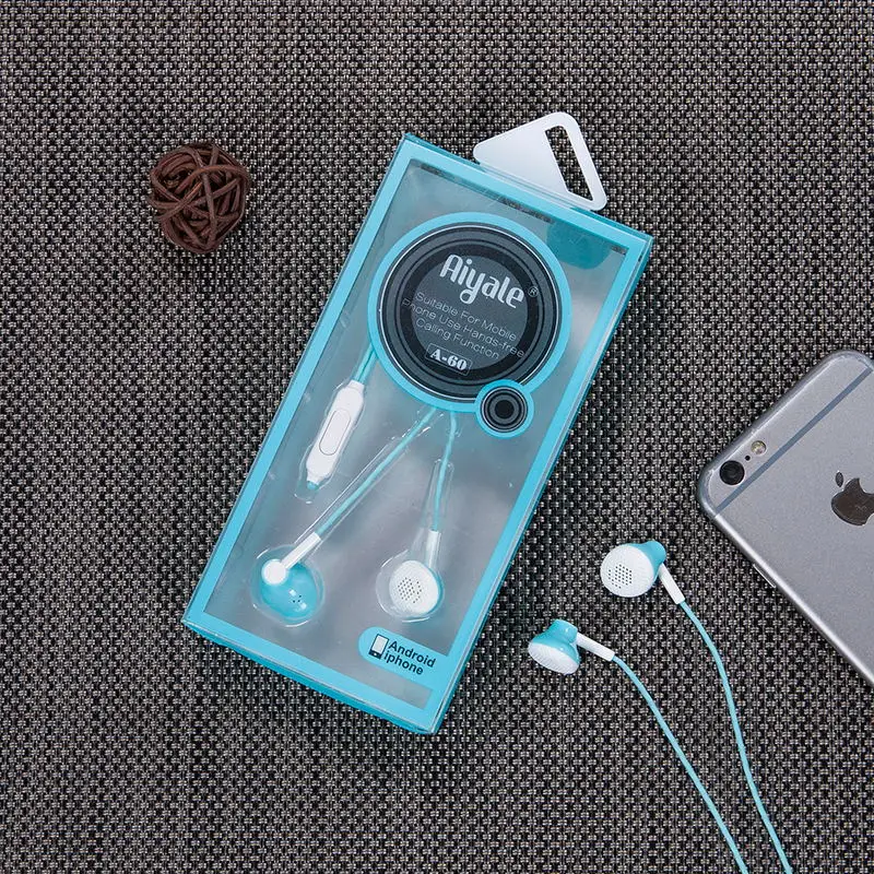 

Cute Earphone sports earphone 3.5mm plug in ear Universal Mobile Phone headset for Xiaomi iPhone Samsung Mp3 Kid best gift