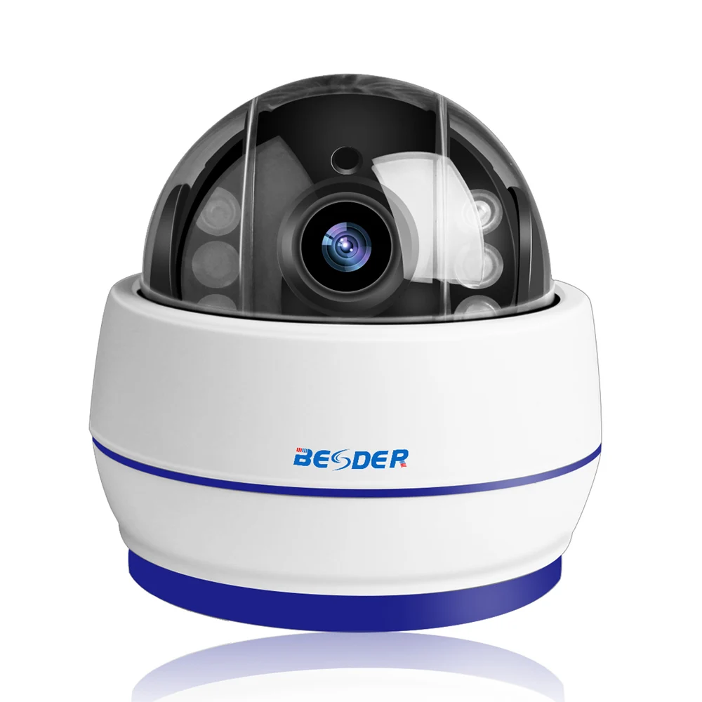 Беспроводная скоростная купольная PTZ камера BESDER Wi Fi HD 1080P 960P Автофокус 5 кратный