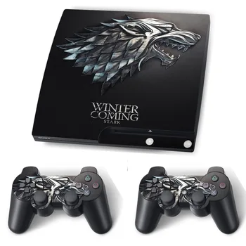 

Game of Thrones Winter is Coming Skin Sticker Decal for PS3 Slim PlayStation 3 Console and Controllers Vinyl