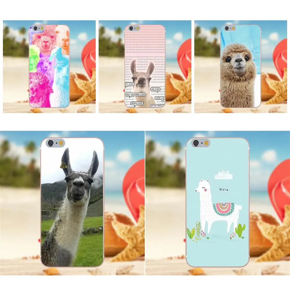 Oedmeb TPU чехол плотно сидящие ламы альпаки для Galaxy A3 A5 A7 J1 J3 J5 J7 S5 S6 S7 S8 S9 edge Plus 2016