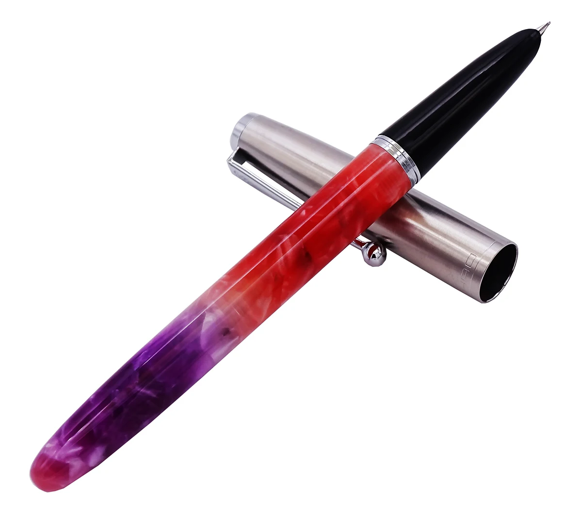 Ручка перьевая Jinhao из нержавеющей стали акриловая сверхтонкая гладкая с