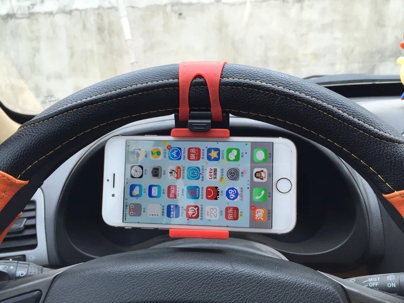 

Universal Car Steering Wheel Phone Socket Holder For iPhone X XR XS 6 6S 7 8 Plus Galaxy S9 S8 Plus S7 S5 S6 edge Note 9 8 6 5 3