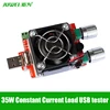 35w usb tester electronic load adjustable constant current aging resistor voltage capacity qualcomm qc2.0/3.0 battery voltmeter 3