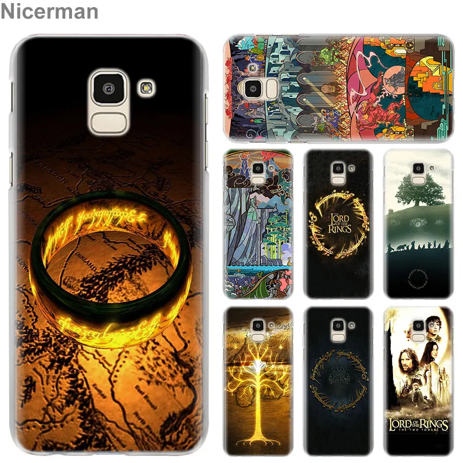 

The Lord of The Rings Hobbit Phone Cases for Samsung Galaxy J4 J6 Plus J3 J7 J8 2018 C2 Core J5 J7 Prime hard PC case Coque
