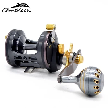 

CAMEKOON Saltwater Boat Fishing Reel 10KG Max Drag 5.1:1 Gear Ratio Star Drag Right Hand Big Game Trolling Reel
